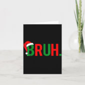 Bruh Meme Christmas  カード (正面)