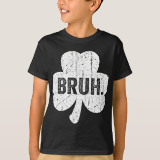 Bruh Meme Funny Saying Bro Greeting Teen Boy St Pa Tシャツ