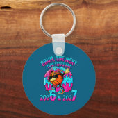 Bruh Next Two Years 2026 2027 Drip Ice Cream Baske キーホルダー (正面)