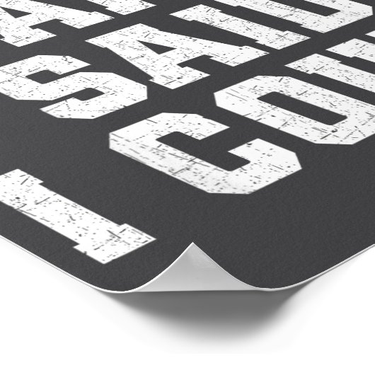 Bruh Papa Said I Could Funny Quote With Confident ポスター (角)