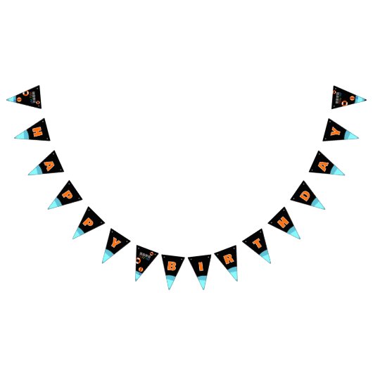 Bruh Pool Party Birthday  バンティングフラッグ (全)