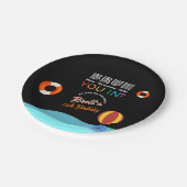 Bruh Pool Party Birthday  ペーパープレート (アングル)