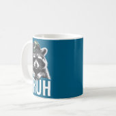 Bruh Raccoon Trash Racoon Camo Hat Youth Teens Kid コーヒーマグカップ (正面左)