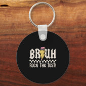 Bruh Rock The Test Day先生学生動機 キーホルダー (正面)