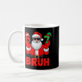 Bruh Six Seven 67 Meme 6 7 Elf Santa Christmas  コーヒーマグカップ (左)