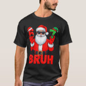 Bruh Six Seven 67 Meme 6 7 Elf Santa Christmas  Tシャツ (正面)