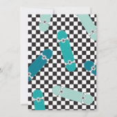 BRUH! Skateboard Birthday Invitation 招待状 (裏面)