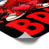 Bruh Valentines Day Boys Kids Funny Heart Valentin ポスター (角)