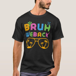 Bruh Weバック先生キッズおもしろいGroovy Tシャツ