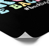 Bruh Weバック新学期ボーイズ女の子の子が最初 ポスター (角)