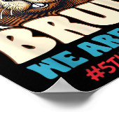 Bruh We Are Back Funny 5th Grade Capybara Back To  ポスター (角)