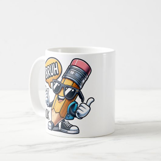 Bruh We Back  コーヒーマグカップ (正面左)