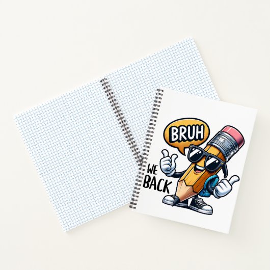 Bruh We Back  ノートブック (内部)
