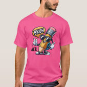 Bruh We Back、先生のBack To School Tシャツ (正面)