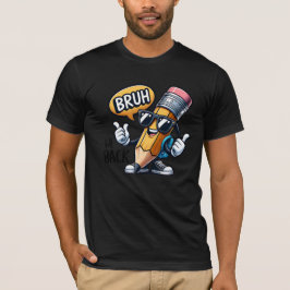 Bruh We Back、学校に戻って先生 Tシャツ
