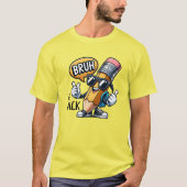 Bruh We Back、学校へ戻ろう先生  Tシャツ (正面)