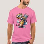 Bruh We Back、新学期の先生  Tシャツ (正面)