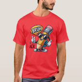 Bruh We Back、新学期の先生  Tシャツ (正面)