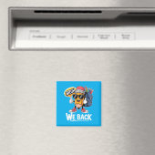 Bruh We Back 鉛筆 先生 生徒 学校に戻る マグネット (インサイチュ (食洗機))