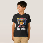 Bruh We Back 鉛筆 先生 生徒 学校に戻る Tシャツ (正面フル)