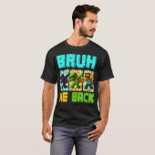 Bruh We Back 2年生 バックトゥスクール ゲーマー Tシャツ (正面フル)