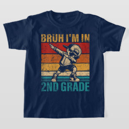 Bruh We Back 2年生 バックトゥスクール セカンドグレード Tシャツ