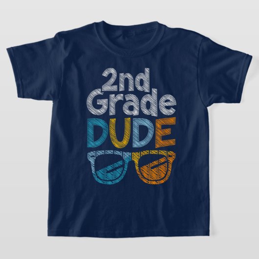 Bruh We Back 2年生 バックトゥスクール セカンドグレード Tシャツ (レイダウン)