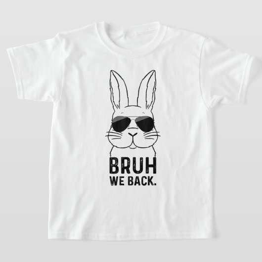 Bruh We Back 2年生 バックトゥスクール セカンドグレード Tシャツ (レイダウン)