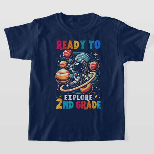 Bruh We Back 2年生 バックトゥスクール セカンドグレード Tシャツ (レイダウン)