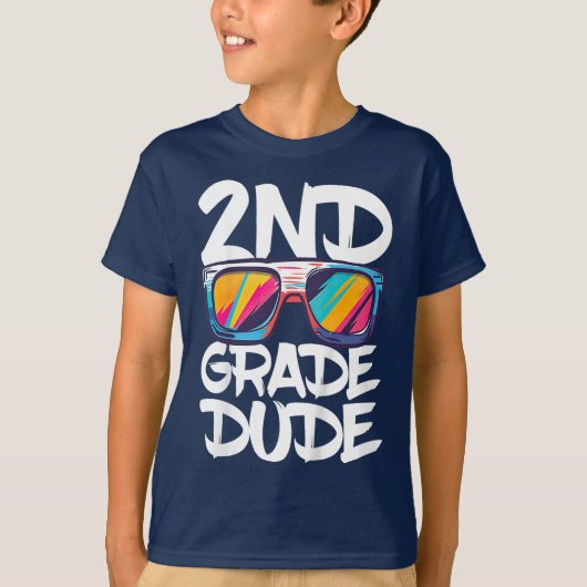 Bruh We Back 2nd Grade Back to School Second Grade Tシャツ (正面)