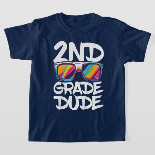 Bruh We Back 2nd Grade Back to School Second Grade Tシャツ (レイダウン)