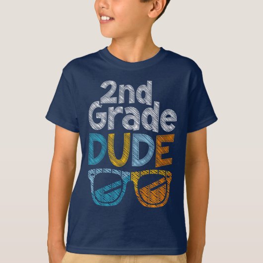 Bruh We Back 2nd Grade Back to School Second Grade Tシャツ (正面)