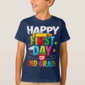 Bruh We Back 2nd Grade Back to School Second Grade Tシャツ (正面)