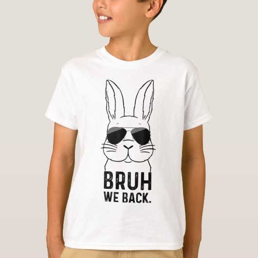 Bruh We Back 2nd Grade Back to School Second Grade Tシャツ (正面)