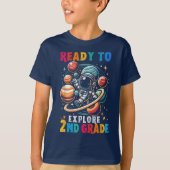 Bruh We Back 2nd Grade Back to School Second Grade Tシャツ (正面)