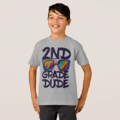 Bruh We Back 2nd Grade Back to School Second Grade Tシャツ (正面フル)