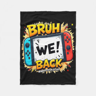 Bruh We Ck ハッピー 初めての日のビデオ ゲーム コントローラー G フリースブランケット