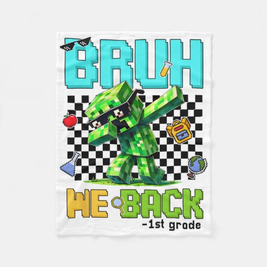 Bruh We Ck 幼稚園 Ck 入学 ゲーム デバリング フリースブランケット (正面)