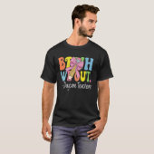 Bruh We Out デイケア先生 最終登校日 クール Tシャツ (正面フル)