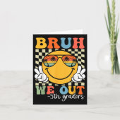 Bruh We Out 5年生5年生Graduation Cl カード (正面)