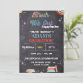 Bruh We Out Chalkboard pre K卒業 招待状 (スタンド正面)