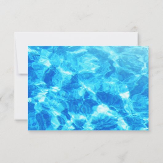 Bruh You In誕生日プールパーティーエンクロージャカード 招待状 (裏面)