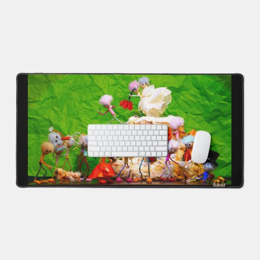 Bruidsfeest van de Fubby's. デスクマット (キーボード&マウス)