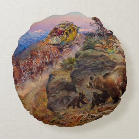 Bruin Not Bunnyがリーダーに転向1924年ラッセル ラウンドクッション (裏面)