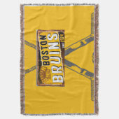 bruins rug スローブランケット (正面縦)