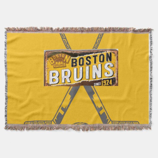 bruins rug スローブランケット (正面)