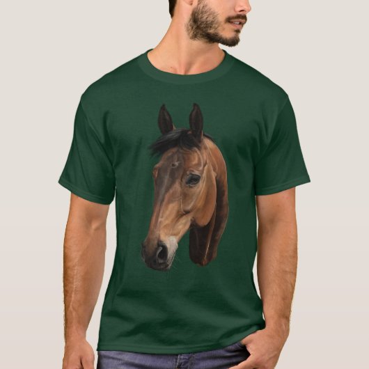 Brun Häst T-shirt Tシャツ (正面)