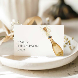 Brunch and Bubbly Bridal Shower Place Cards テーブルナンバー