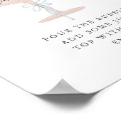 Brunch and Bubbly Mimosa Bar Sign  ポスター (角)