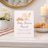 Brunch Baby Shower Invitation 招待状